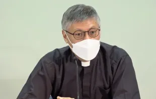 Hong Kong Bishop-elect Stephen Chow Sau-yan. Screenshot.